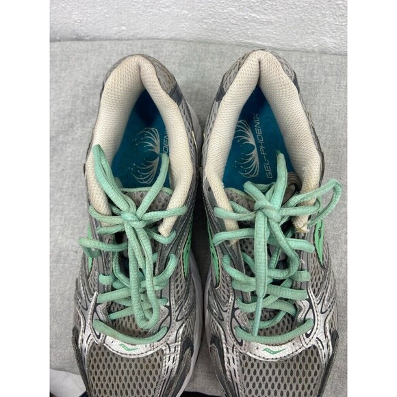 SAUCONY OASIS WOMENS SIZE 8 TRAINING SHOE GRAY GEL PHOENIX INSOLE - Picture 4 of 5